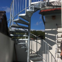 Stahlspindeltreppe