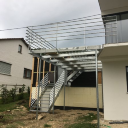 Stahltreppe mit Stahl-Anbau-Balkon2